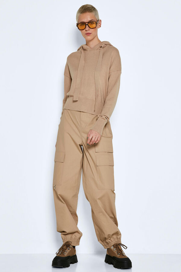 Noisy May Sudadera con capucha tostado