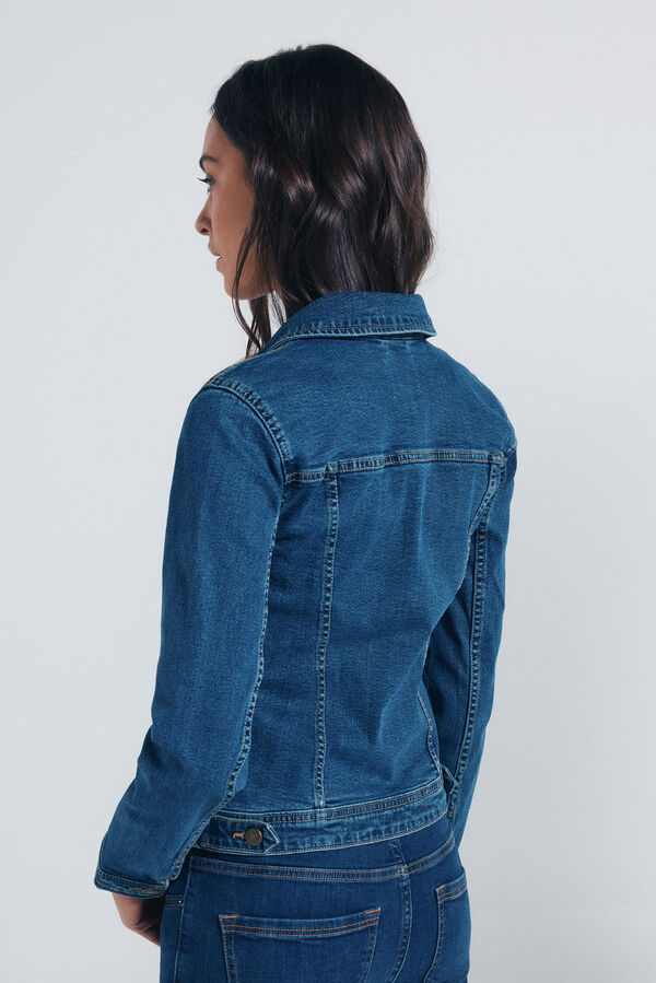 Springfield Cazadora vaquera algod&oacute;n azul