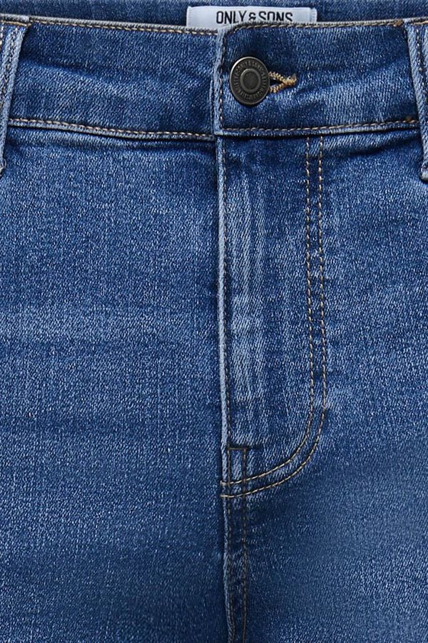 Only & Sons Bermuda de ganga azul