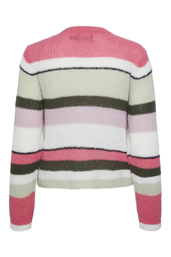 Pieces Camisola de malha suave rosa