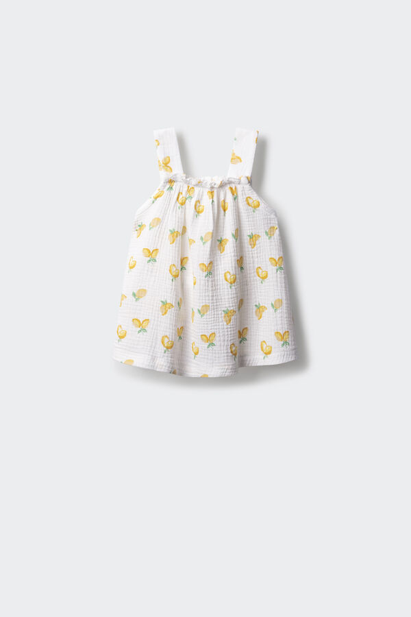 Springfield Kids Top limão para meninas branco