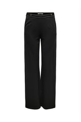 Only Pantal&oacute;n Wide Leg de vestir negro