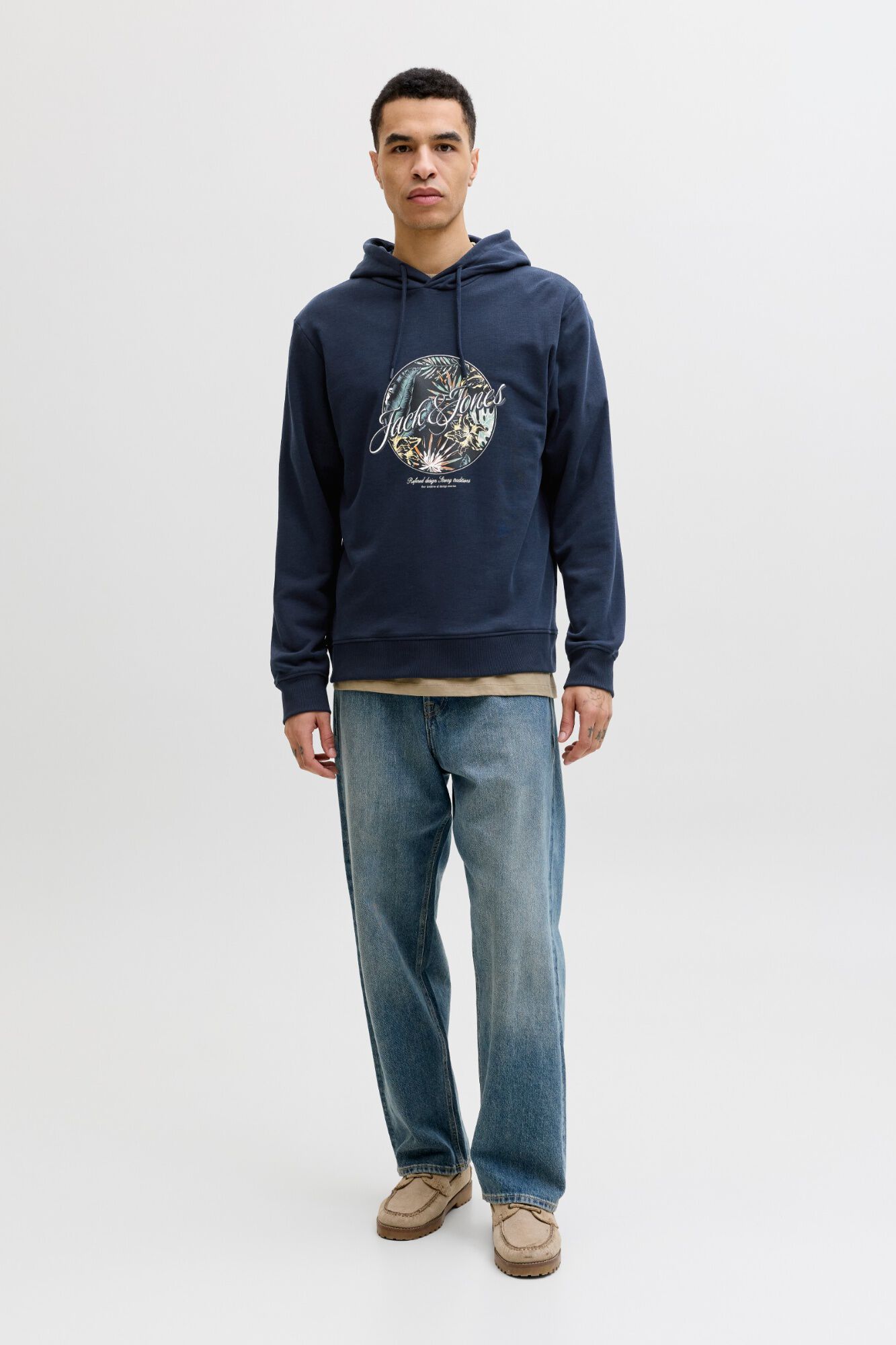 Jack & Jones Sweatshirt com capuz em algod&atilde;o