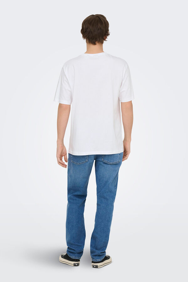 Only & Sons T-shirt de manga curta branco