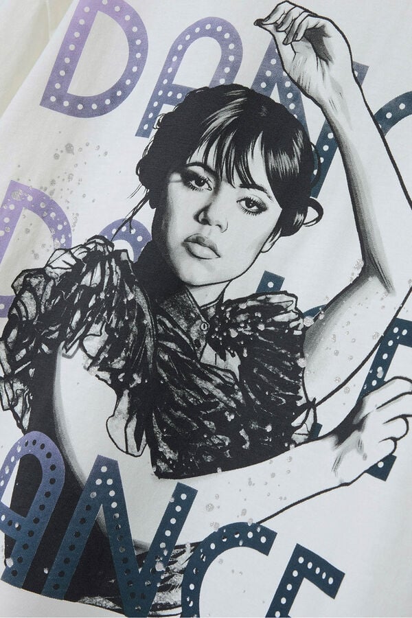 Name it Camiseta da menina da quarta-feira branco