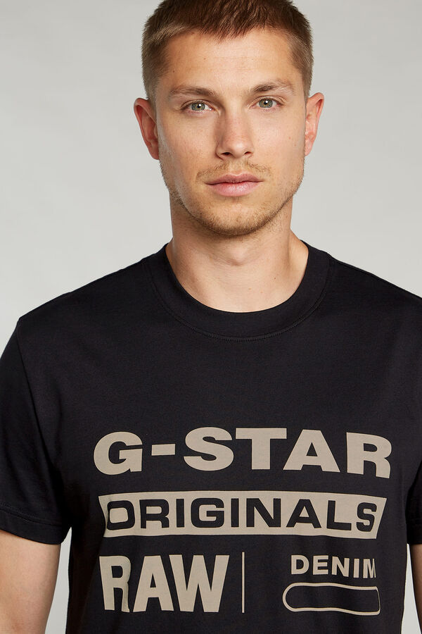 G-STAR Camiseta de manga corta negro