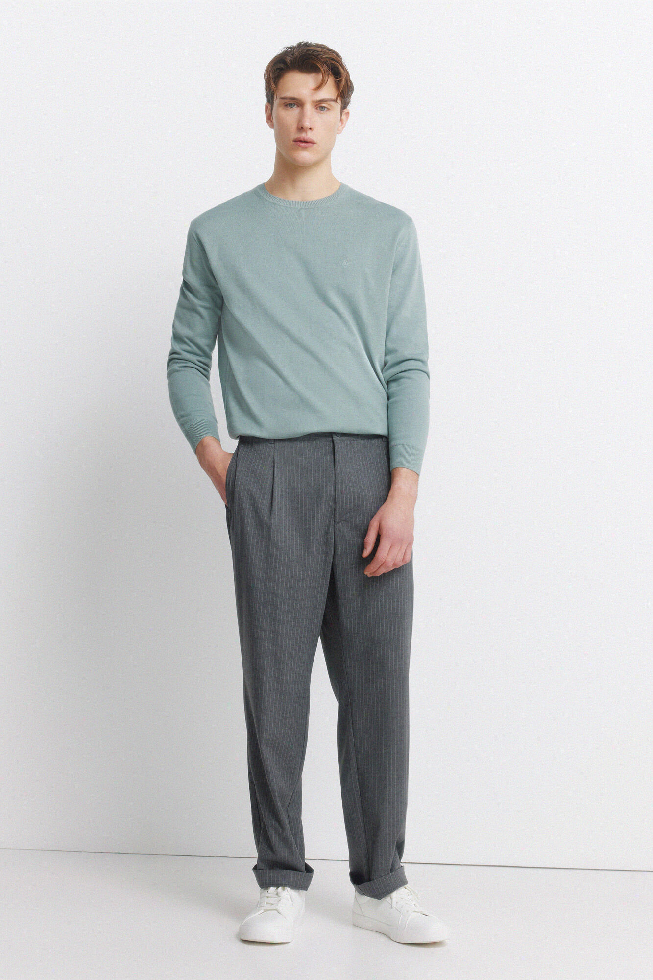 Springfield Pantal&oacute;n recto rayas relaxed fit