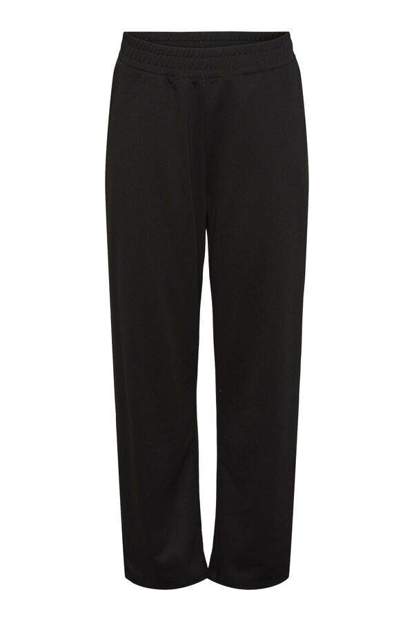 Pieces Cal&ccedil;as jogger de felpa preto