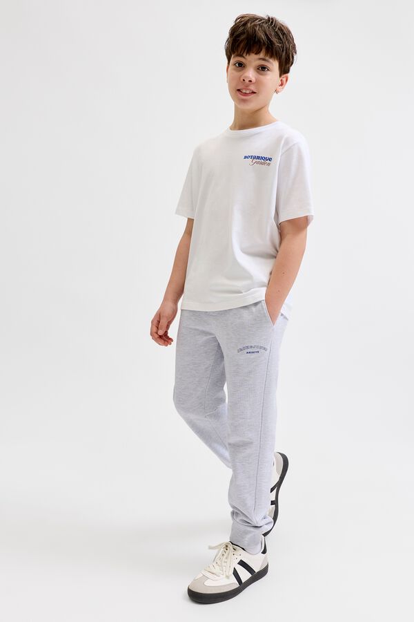 Jack & Jones Junior Cal&ccedil;as de fato treino cinzento