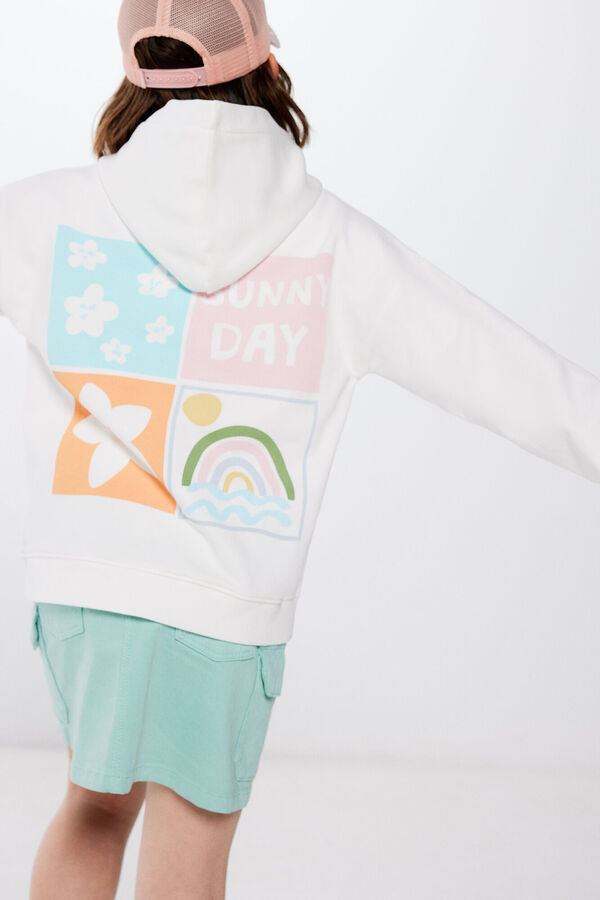 Springfield Kids Sweatshirt mosaico menina bege