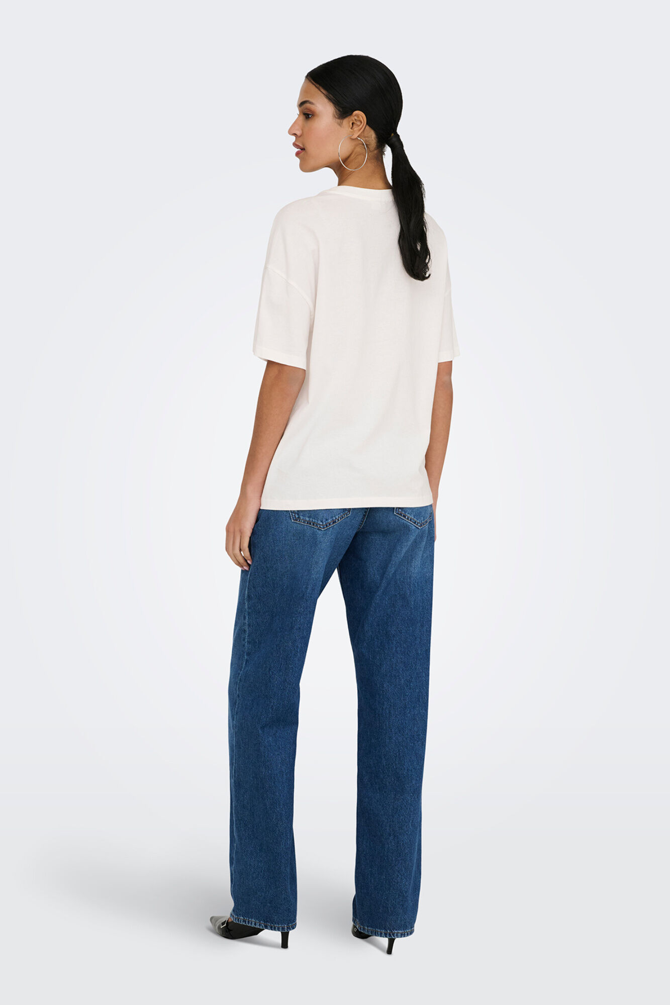 JDY T-shirt oversize de manga curta