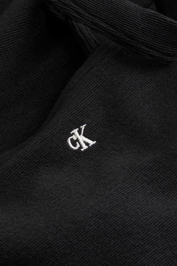 CK Jeans Vestido al&ccedil;as preto