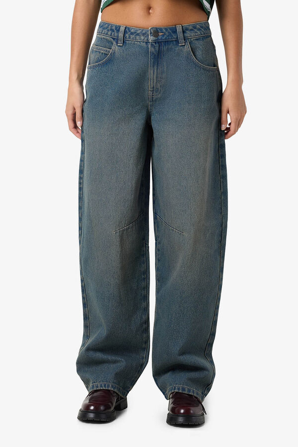 Noisy May Pantal&oacute;n vaquero 100% algod&oacute;n azul