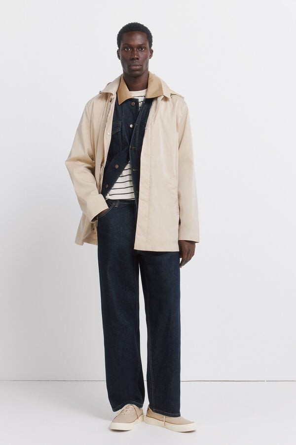 Springfield Parka ligera beige