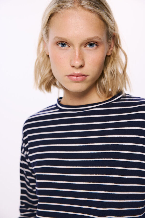 Springfield Camiseta rayas azul