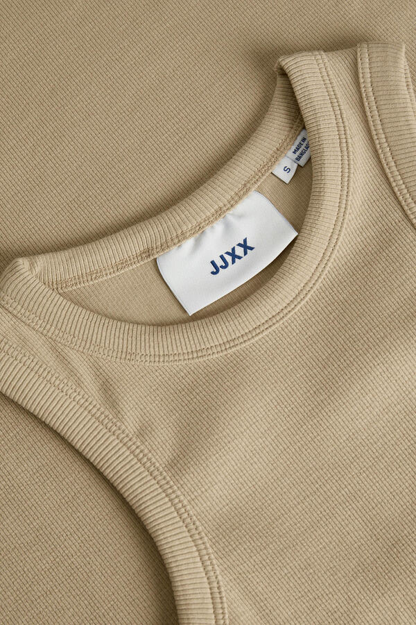 Jack & Jones Vestido midi canal&eacute; marr&oacute;n