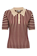 JDY Malha polo de manga curta branco