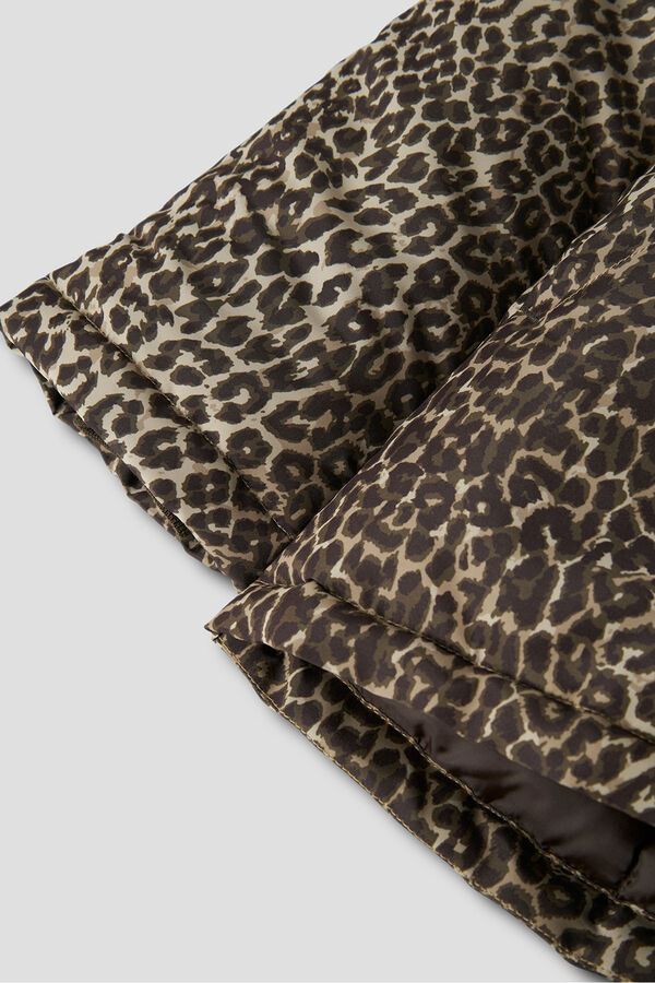 Name It Sobretudo com estampa animal bege