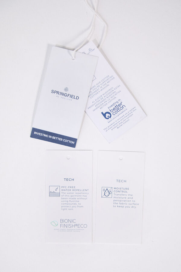 Springfield Parka corta ligera beige