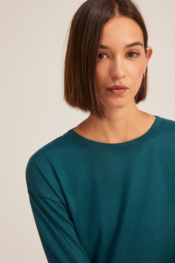 Springfield T-shirt Bimatéria Quadrados verde