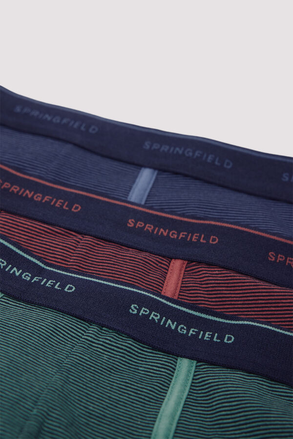 Springfield Pack 3 boxers micro raya burdeos
