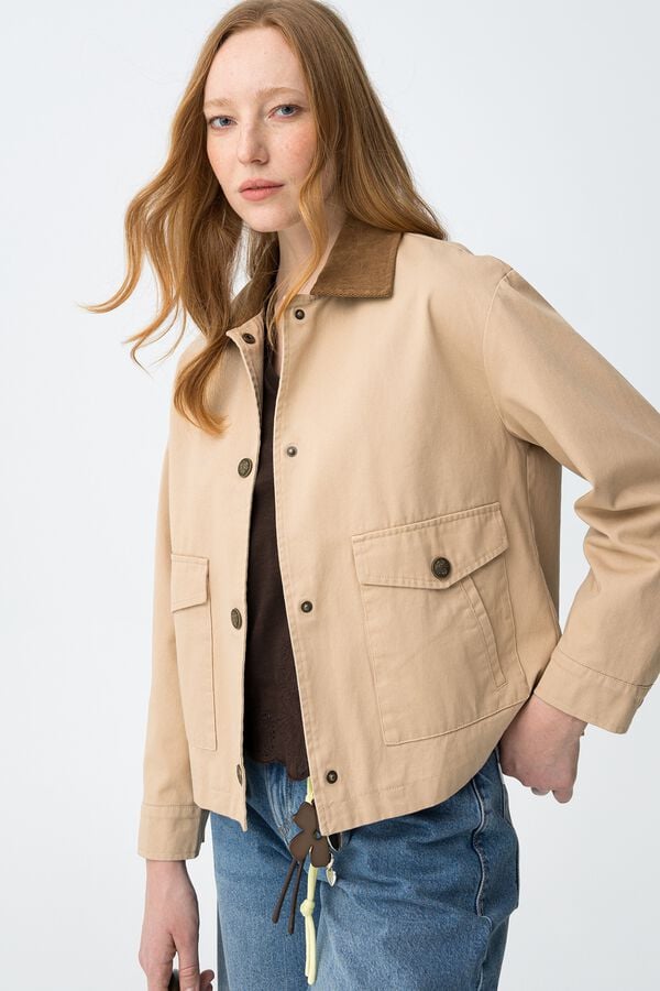 Tiffosi Chaqueta relaxed beige