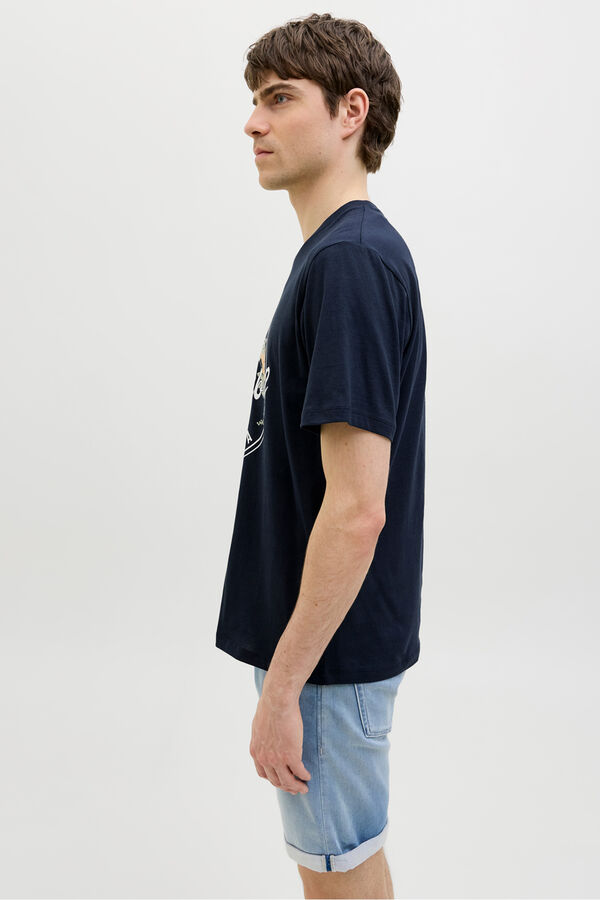 JJ REBEL Camiseta regular fit azul