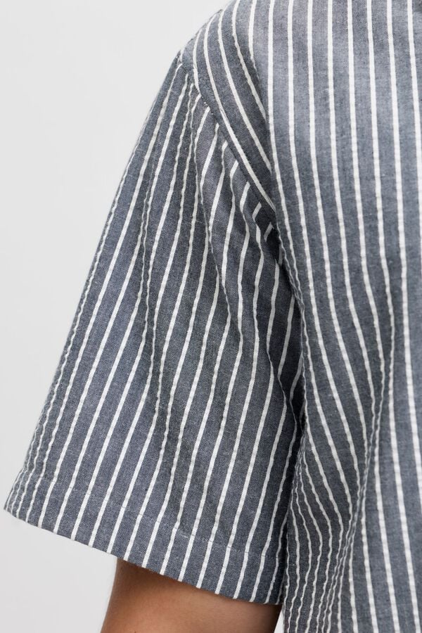 JJ REBEL Camisa relaxed fit azul