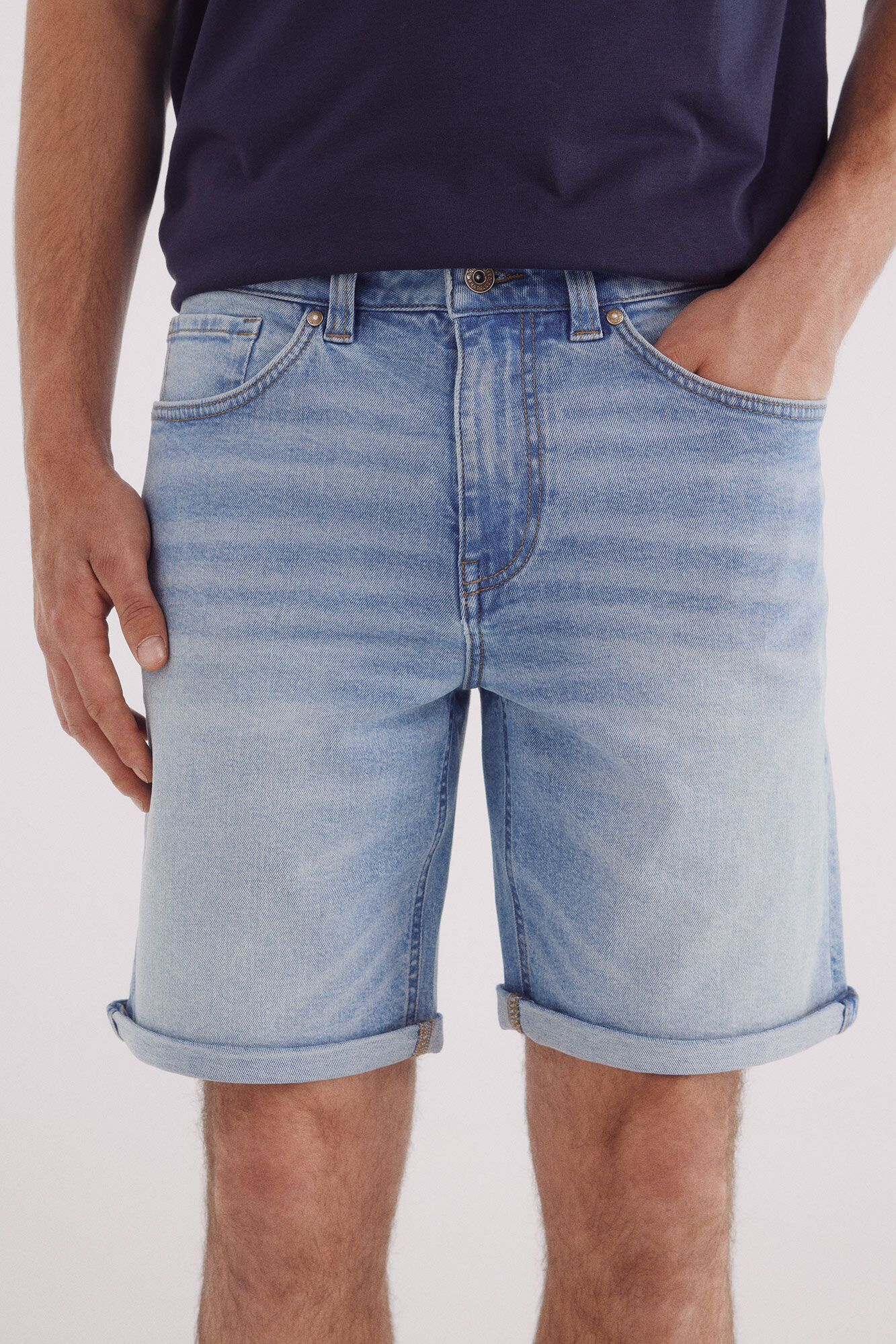 Springfield Bermuda vaquera b&aacute;sica slim fit