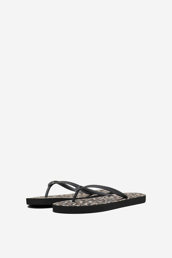 Only Chinelos de borracha preto