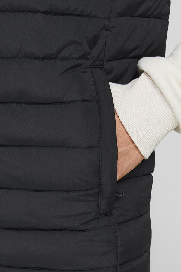 Jack & Jones Chaleco Puffer negro