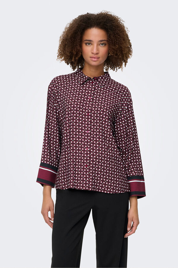 JDY Camisa de manga comprida vermelho