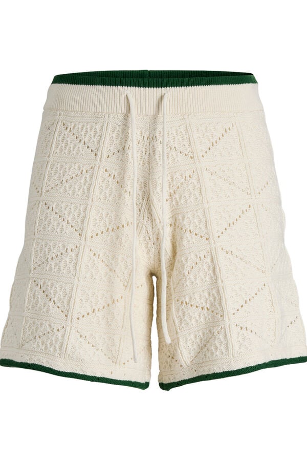 Jack & Jones Shorts de crochet branco