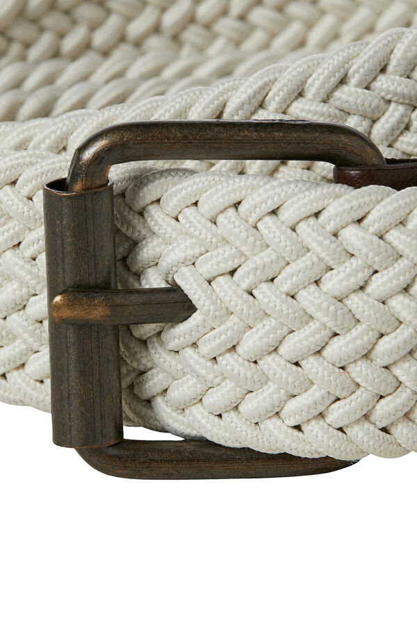 Jack & Jones Cinto entran&ccedil;ado bege