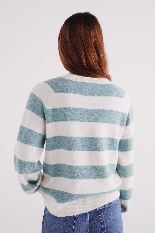 Springfield Camisola riscas kodak verde