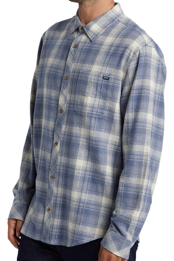 Billabong Camisa de franela para Hombre azul
