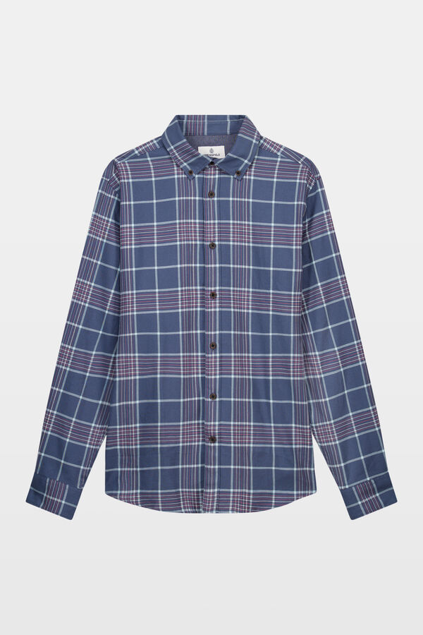 Springfield Camisa xadrez azul