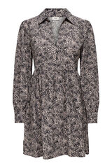 JDY Vestido de manga comprida cinzento