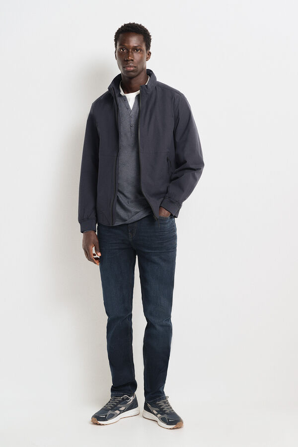 Springfield Casaco t&eacute;cnico azul