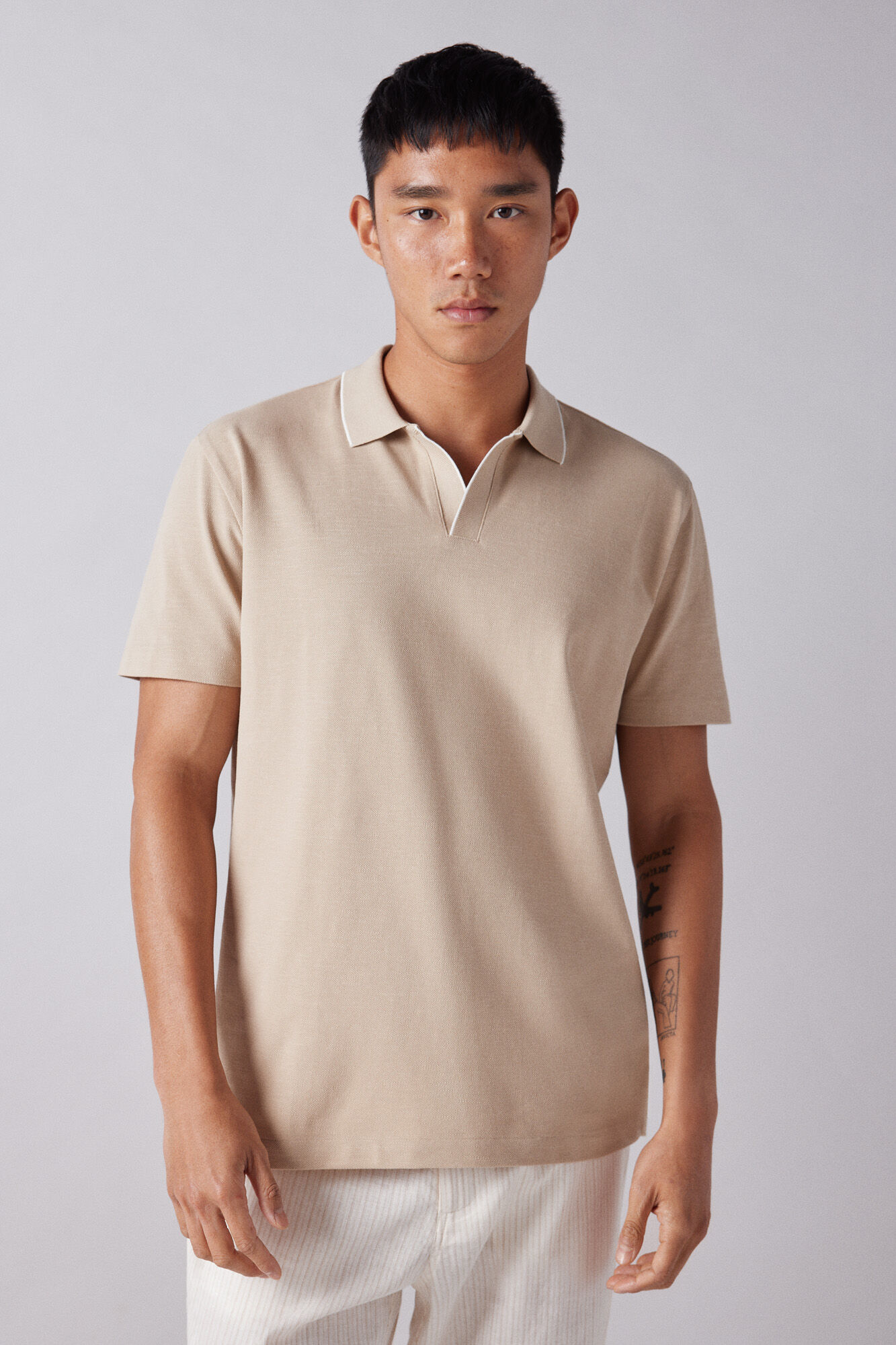 Springfield Polo piqu&eacute; detalles contraste regular fit