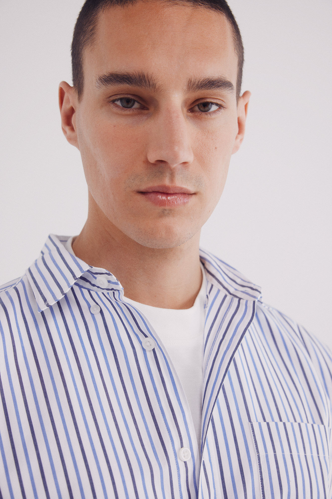 Springfield Camisa rayas popel&iacute;n