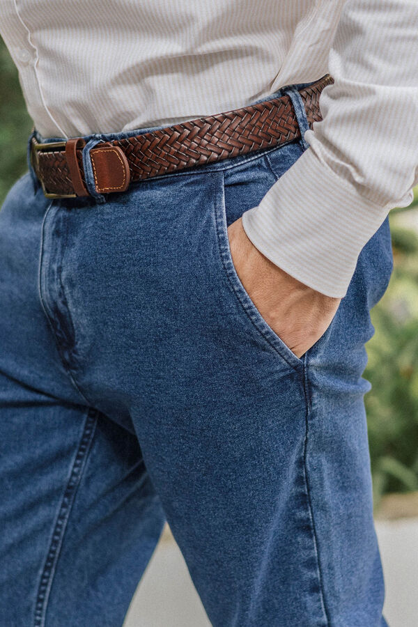 Celopman Chino Slim Denin azul