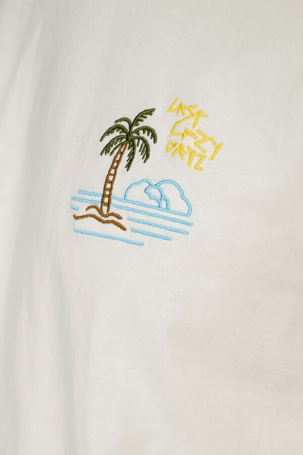 Only & Sons Camiseta de hombre regular fit. 100% algod&oacute;n org&aacute;nico. blanco