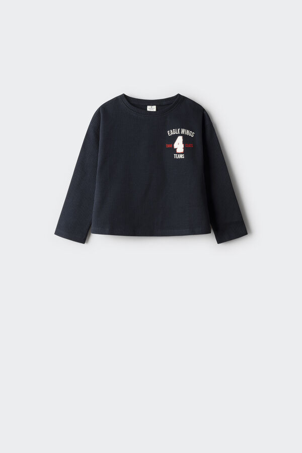 Springfield Kids Camiseta rib "Wings" niña azul