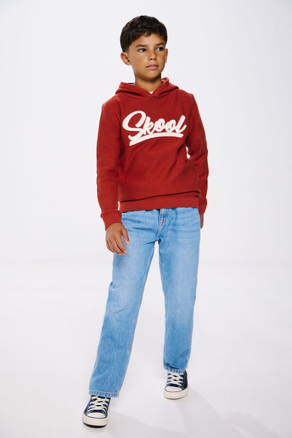 Springfield Kids Su&eacute;ter com capuz para menino vermelho