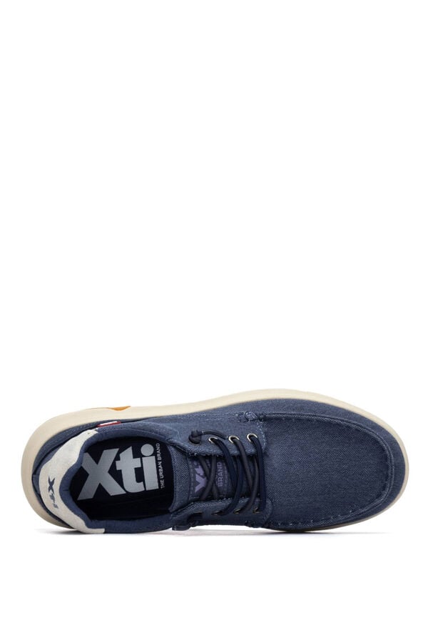 XTI Zapatos n&aacute;uticos marineros azul