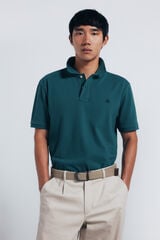 Springfield Polo piqu&eacute; b&aacute;sico regular fit verde