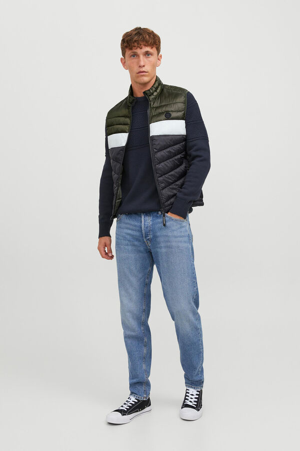 Jack & Jones Colete acolchoado verde