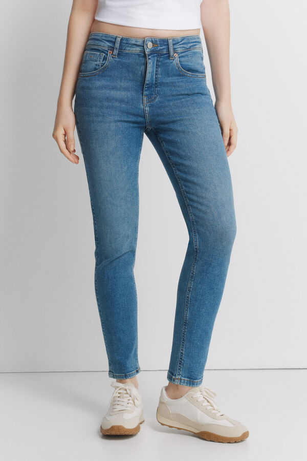 Springfield Cal&ccedil;as jeans push-up azul