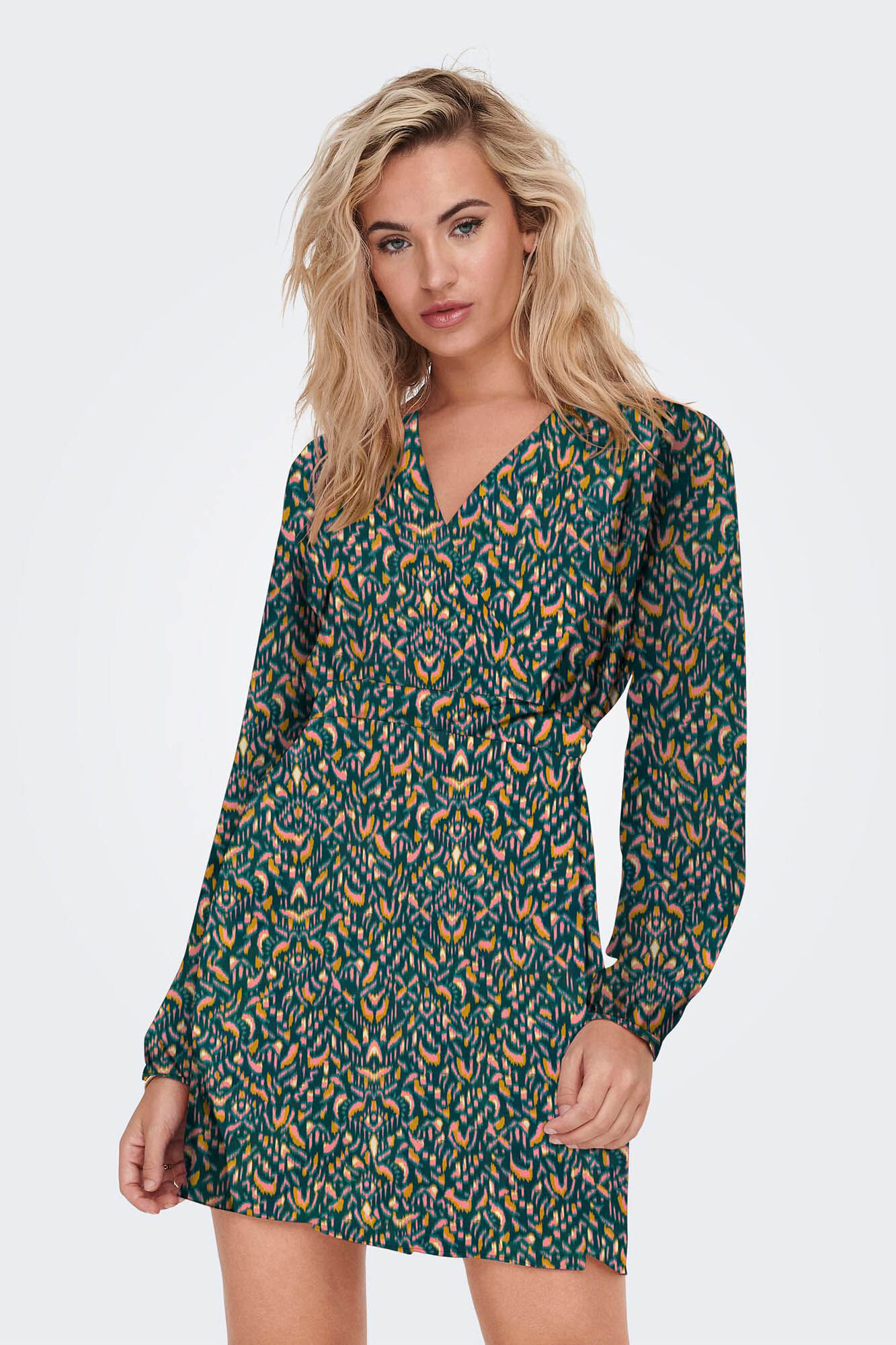 Only Kurzes Kleid V-Ausschnitt